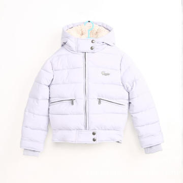 Girl's padding teddy puffy jacket